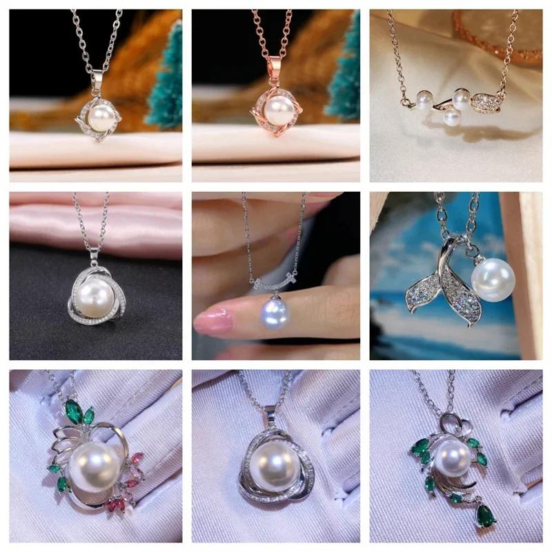 Простое женское ожерелье в стиле барокко, медная подвеска, искусственный жемчуг, геометрический дизайн, сохраняющая цвет цепочка для ключицы, ювелирное изделие