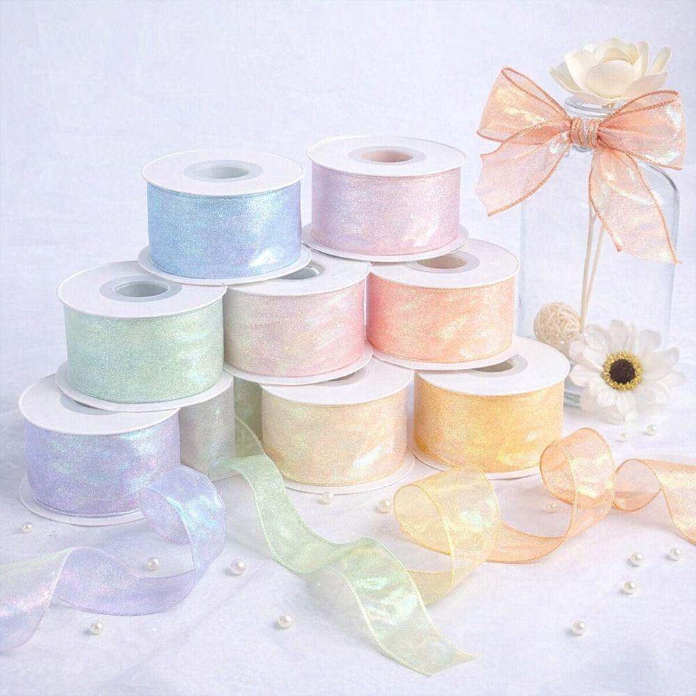 10 Yards Fishtail Yarn Ribbon 2.5CM Gifts Packaging Material Creative DIY Decor