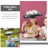 Triangle Cap Toss Game Hat Beverage Cup Mats Party Toss Game Inflatable Pong Hat  Garden Party