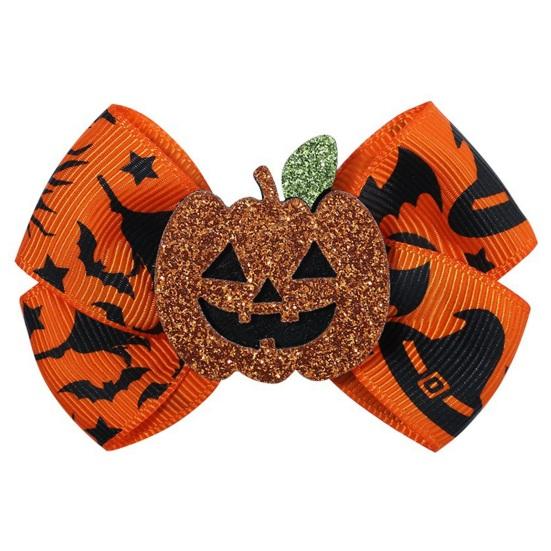 2/6 шт., заколка для волос на Хэллоуин, изысканная работа, заколки для волос с бантом на Хэллоуин, милые аксессуары для волос для девочек и женщин