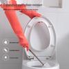 New Arrival: Extended Waterproof Rubber Gloves - Thickened, Velvet-Lined for Household Cleaning