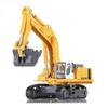 1/87 Yellow Excavator Alloy Model Metal Engineering Vehicle Toys Children's Gift