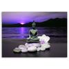 Canvas print, Buddha on stones