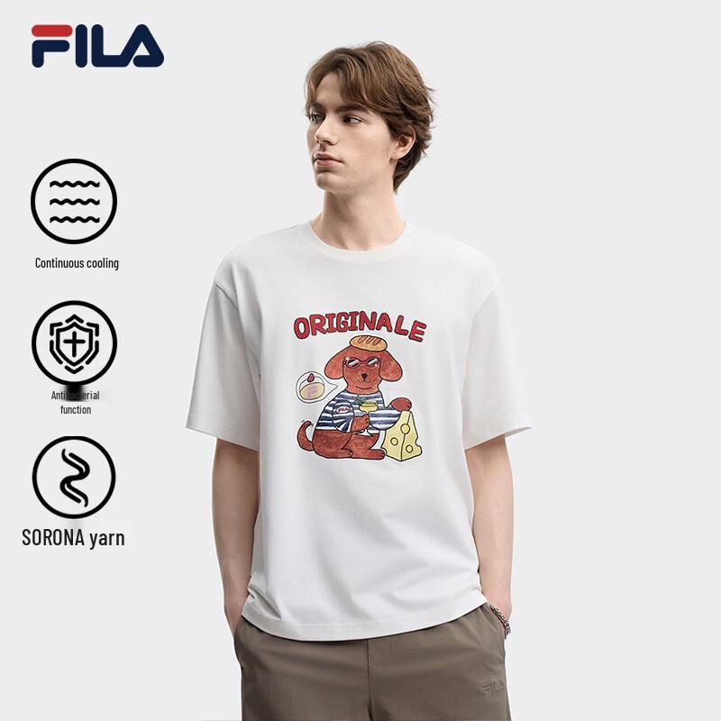 FILA Men's Embroidered Casual Short Sleeve T-Shirt
