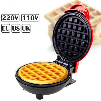 Электрическая мини-вафельница 110 В и 220 В, кухонный прибор для детей, горшок для завтрака, десерта, маленькая яичница