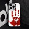 ЧЕХОЛ ДЛЯ ТЕЛЕФОНА ХЭЛЛОУИН КРОВАВЫЕ ПОТЕКИ Для iPhone 16,15,14,13,12,11,8,7,Pro,Max,Plus,Mini,XS,SE Противоударный Черный Матовый Жесткий