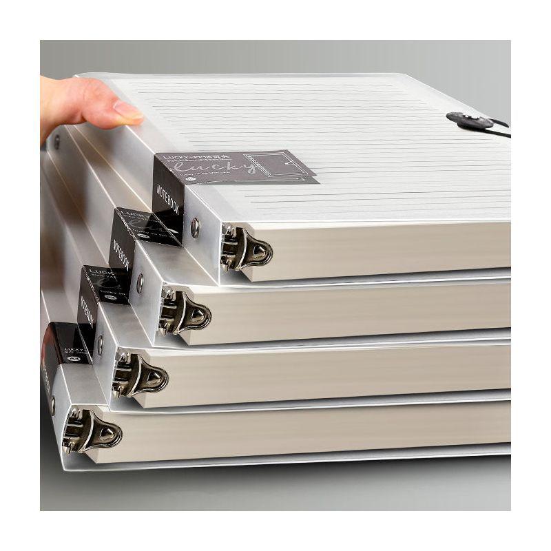 Очень толстая водонепроницаемая тетрадь на кольцах с прочной матовой обложкой для офисного и студенческого использования