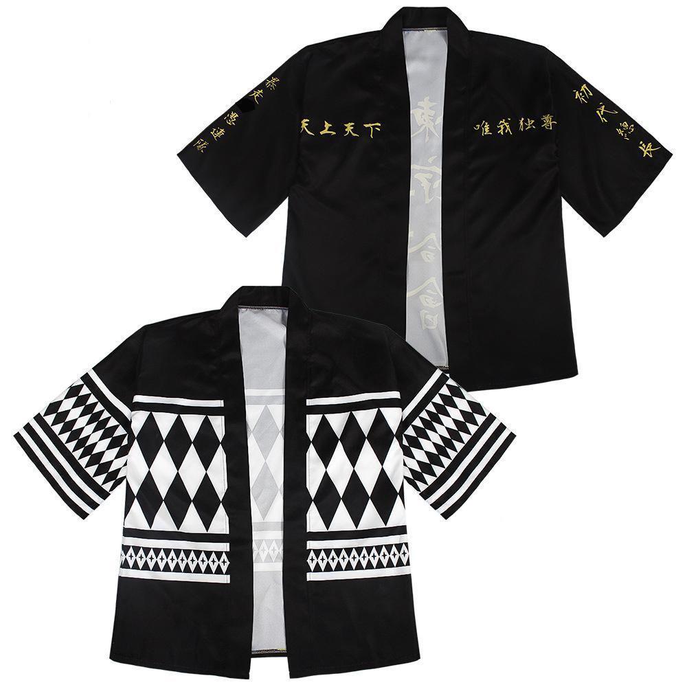 Новый Токио Мстители Хаори пальто Sano Manjirou Ken Ryuguji Haori аниме костюмы для косплея японское кимоно летние топы с короткими рукавами футболка шорты