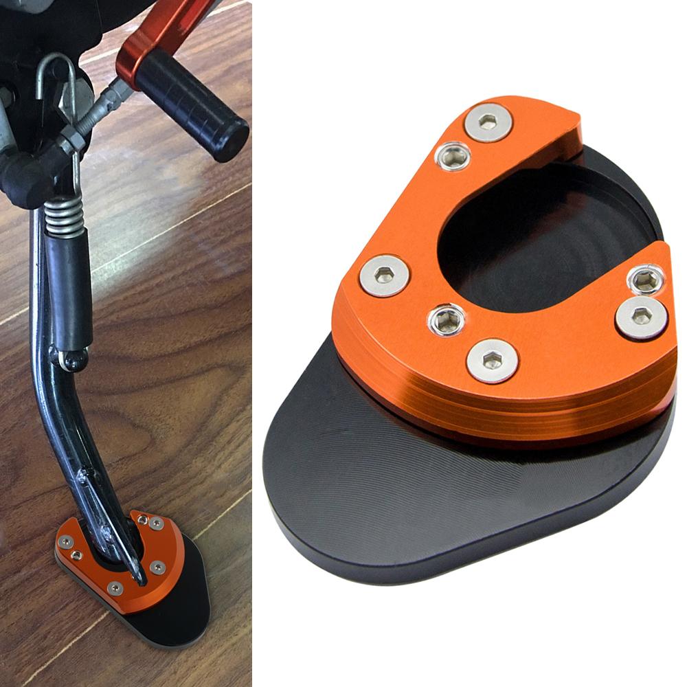 For 2012-2021 KTM 200 390 Duke Kickstand Enlarge Plate Motorcycle Side Stand Extension Pad for Husqvarna 701 SM Enduro 2016-2018