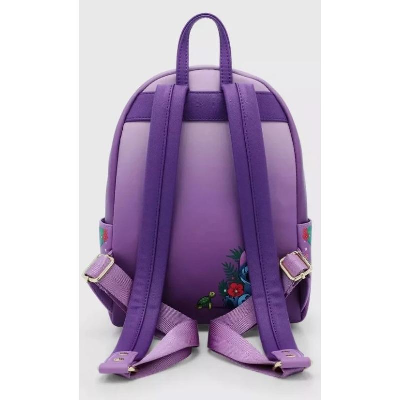 Disney Мини-рюкзак Lilo & Stitch Scrump для чтения Детский рюкзак из ПУ-кожи Студенческий рюкзак Канцелярские товары Рождественский подарок