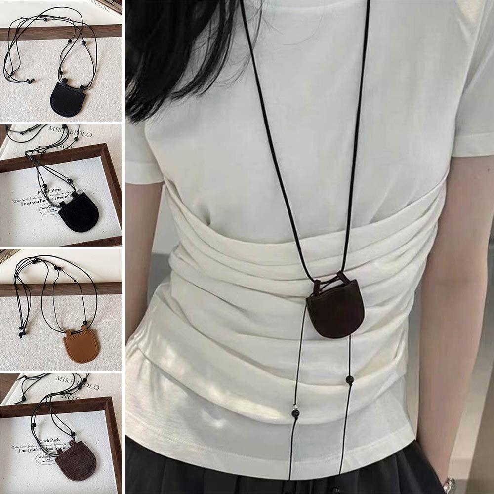 Регулируемая цепочка маленькая сумка ожерелье ювелирные изделия аксессуары свитер цепочка ожерелье