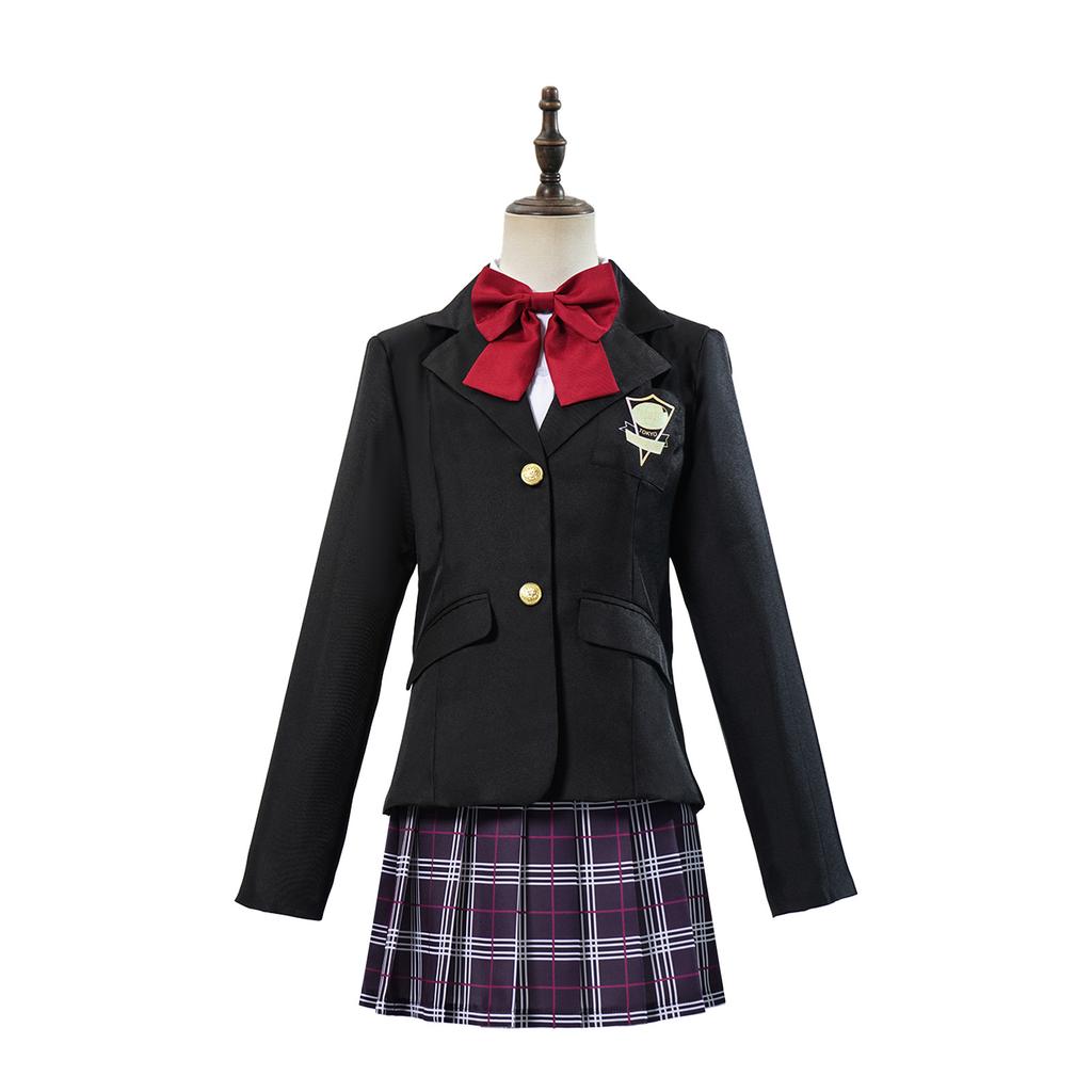 Gogo Yubari Cosplay Costume, Kill Bill School Style Halloween Stage Outfit