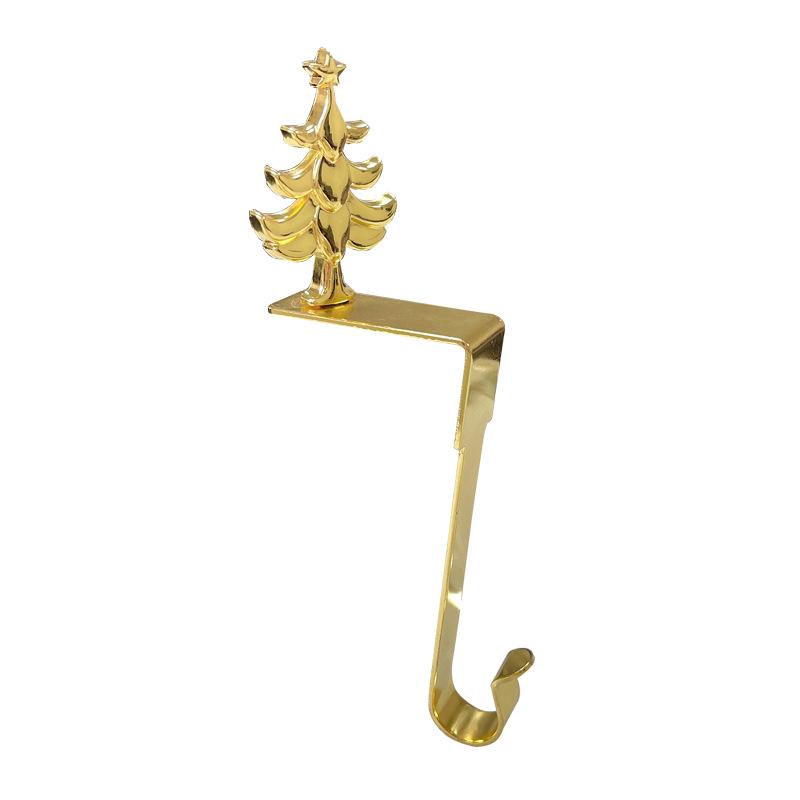 1 шт. Рождественский кулон Снежинка Лось Снеговик Форма дерева Металлический крючок для двери камина Шкаф Рождественская вечеринка Навидад Декор года