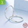 Eternal Love Double Ring Ring For Men And Women, Simple Personality Trend S925 Sterling Silver Ring Jewelry