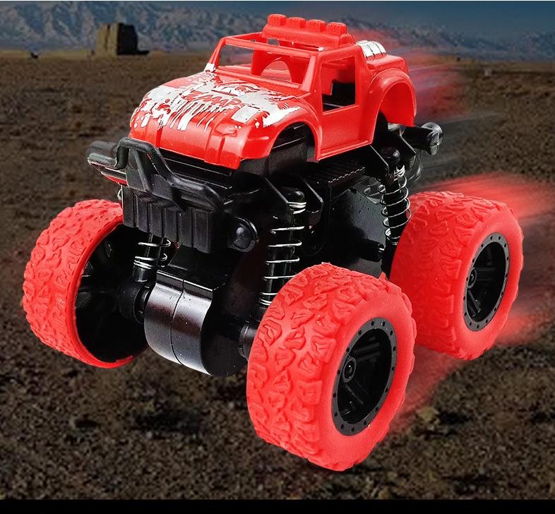 Children's Educational Toys Engineering Car Model Boy Inertial Four-wheel Drive Off-road Vehicle Car -8 Pieces