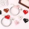 Heart Shape Cable Organizer, 5 Pack PU Leather Cable Organizer, Gift For Men And Women Lovers