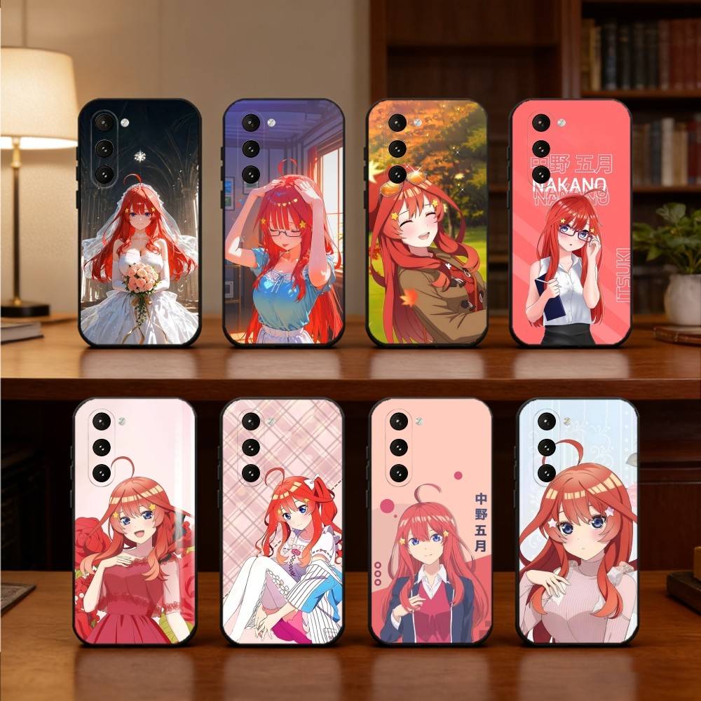 Чехол для телефона I-Itsuki N-Nakano для Samsung Galaxy A73, 21, 22, 32, 71, 53, 52, 51, 80, 5G Мягкий Черный Чехол