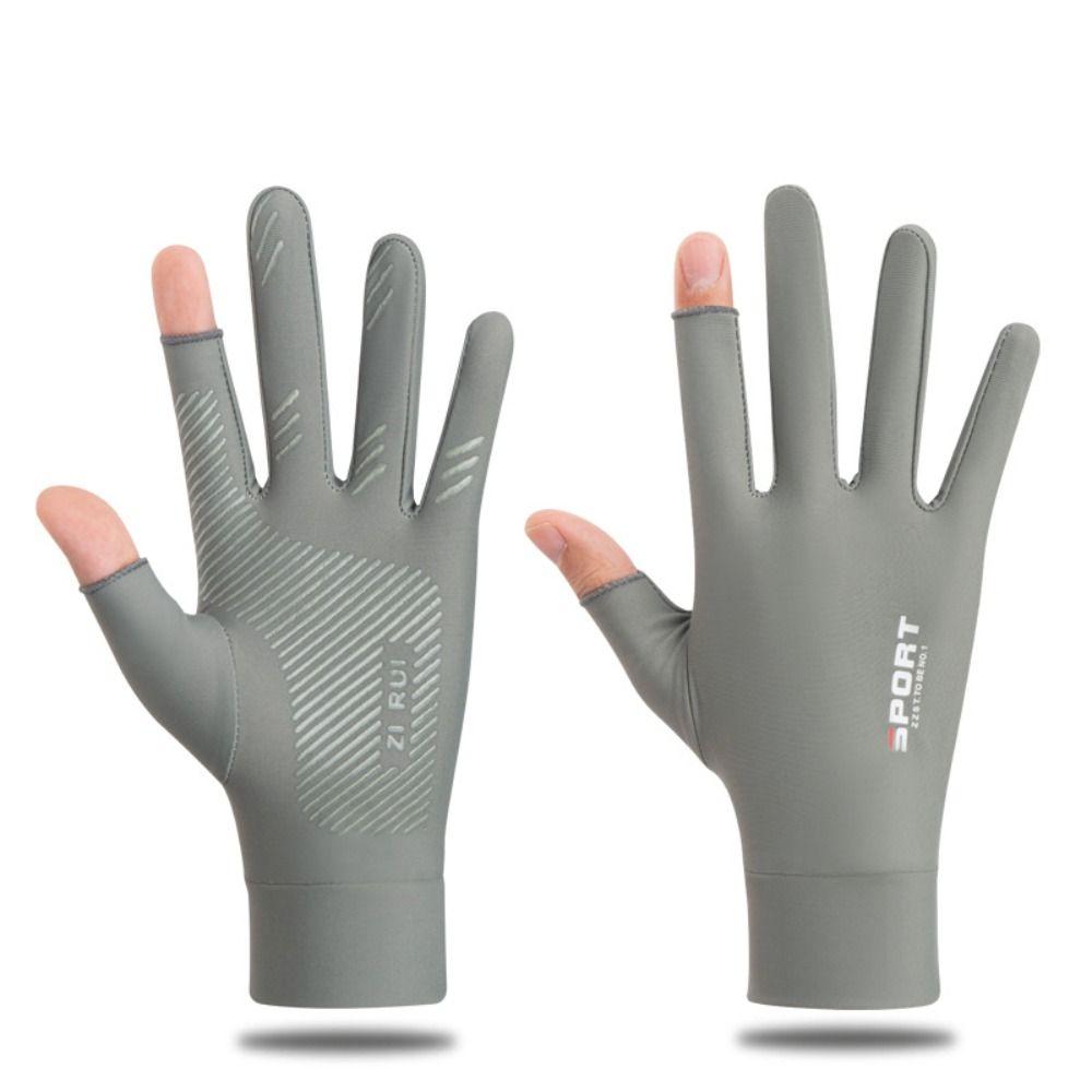 Breathable Sunscreen Gloves Thin Anti-UV Mittens Summer Cycling Driving Gloves Men Women
