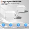 For Airpods Pro 3 Case Accessories Soft TPU Transparent Protective Shockproof Case with Cleaning Kit Keychain for Airpods Pro 3