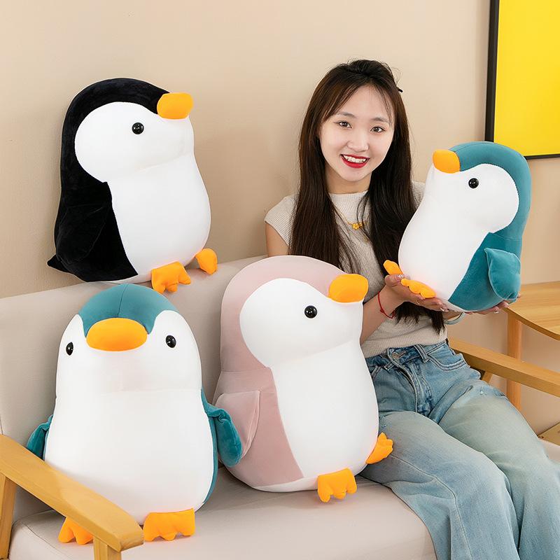 Cute Cartoon Little Penguin Plush Toy Aquarium Baby Penguin Doll Lazy Decompression Doll Birthday Gift