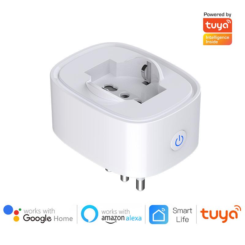 Умная розетка Corui Tuya Wi-Fi, Италия 16a, монитор мощности, функция синхронизации, управление приложением Smart Life, работает с Alexa Google Home