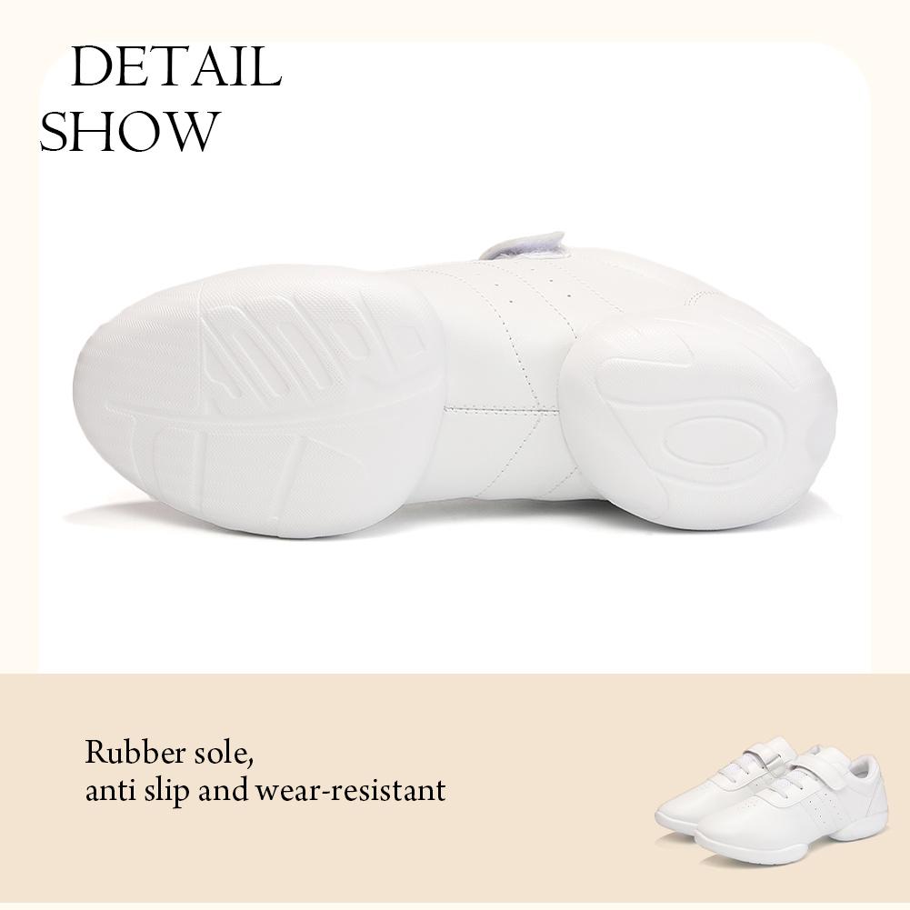 Женская обувь для черлидинга, дышащая танцевальная обувь для девочек, легкая обувь для черлидинга, белая тренировочная обувь для фитнеса, гимнастики и йоги