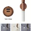 1PC intelligent USB human body induction night light, rechargeable LED wall light, suitable for corridors/cabinets
