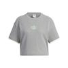 Originals Trefoil Short Sleeve Tee With Embroidered Logo Women Tops Heather-Gray IK8670