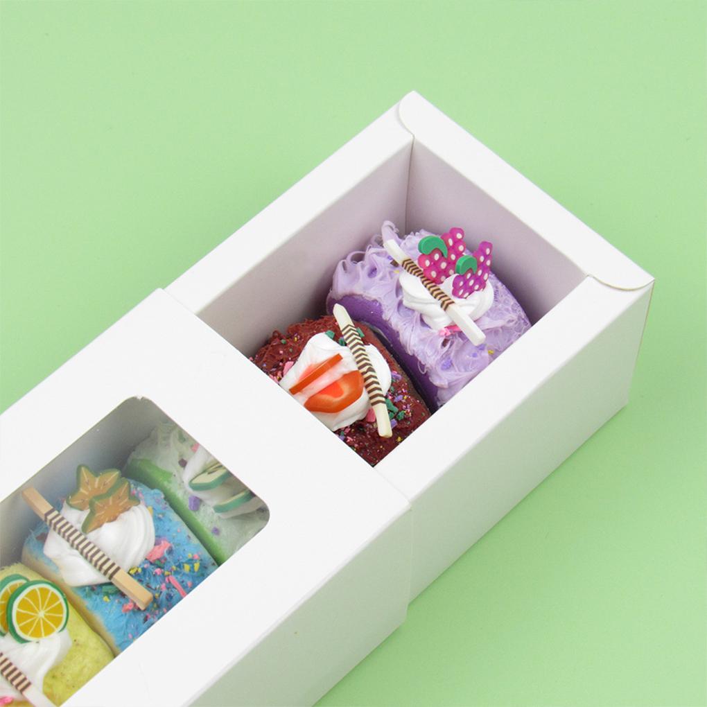 Cupcake Biscuits Package Box Party Single Use Portable Transparent Cakes Dessert Pastry Packing Case Home Bakery Kitchen