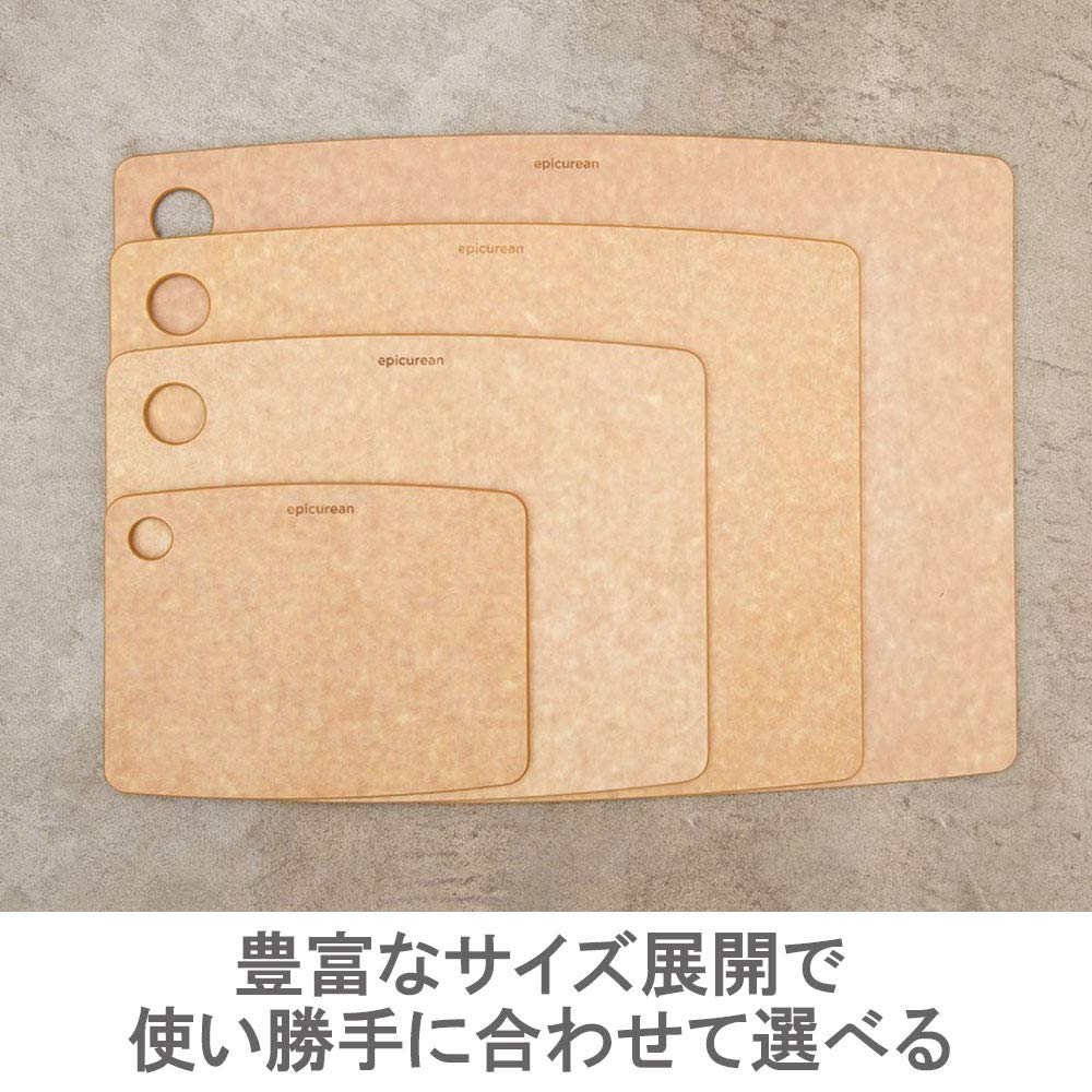 Разделочная доска из дерева Epicurean LL Natural, пригодна для мытья в посудомоечной машине, японский подлинный продукт для кемпинга на открытом воздухе 001-181301