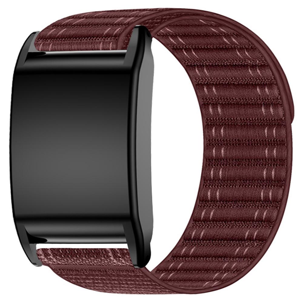For WHOOP 4.0 Stylish Nylon Wrist Strap Magic Tape Loop Band with Protective Case