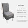 Dacron Hotel Chair Cover Skirt Seat Covers Banquet Decor Kitchen Chair Cover  Household
