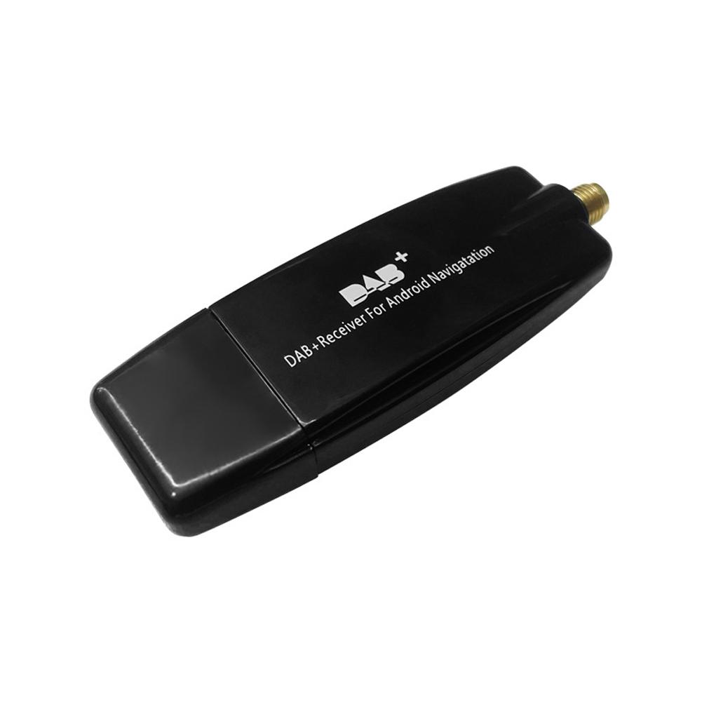 DAB+ Receiver Antenna Aerial DAB+ Box Radio Receiver Adapter USB Interface Portable for Android 5.1 and Above Car Radio