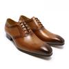 Мужские туфли Оксфорды из натуральной кожи, деловые, свадебные, банкетные, под костюм, итальянский дизайн, быстрая доставка, новый стиль