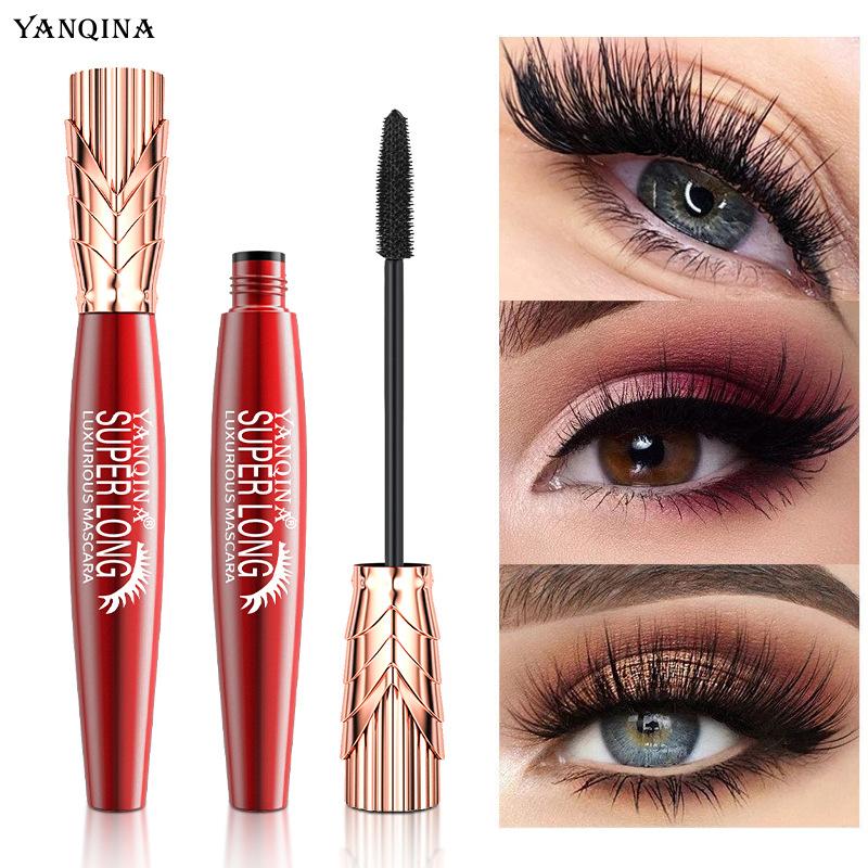 5D Silk Fibe Mascara Lengthening 5 Colors Lash Eyelash Extension Eye Lashes Crown Eye Black 4D Waterproof Non Smudging Slim, Thick, Curly Non Caking