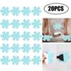 20pcs Bathtub Stickers Non-,- Shower Adhesive Appliques With Scraper Bright Colourful Flower Decals For Bath Tub, Stairs, Shower