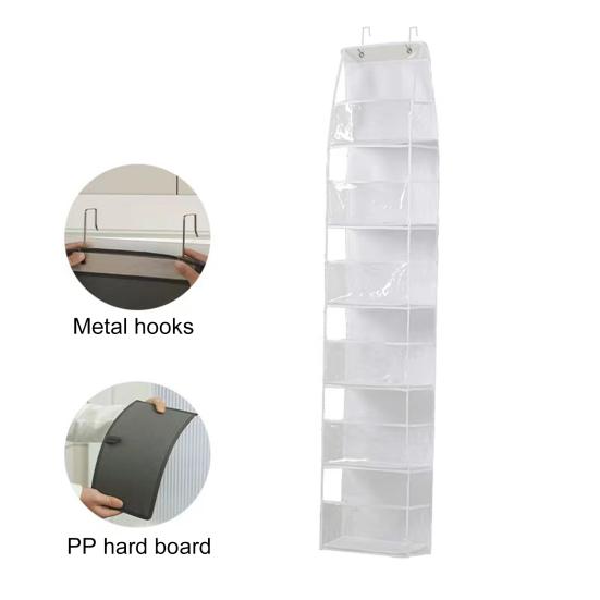 Настенная сумка с несколькими карманами, нетканый материал, многослойный подвесной чехол для ключей, солнцезащитные очки, кошельки для волос, большая вместимость