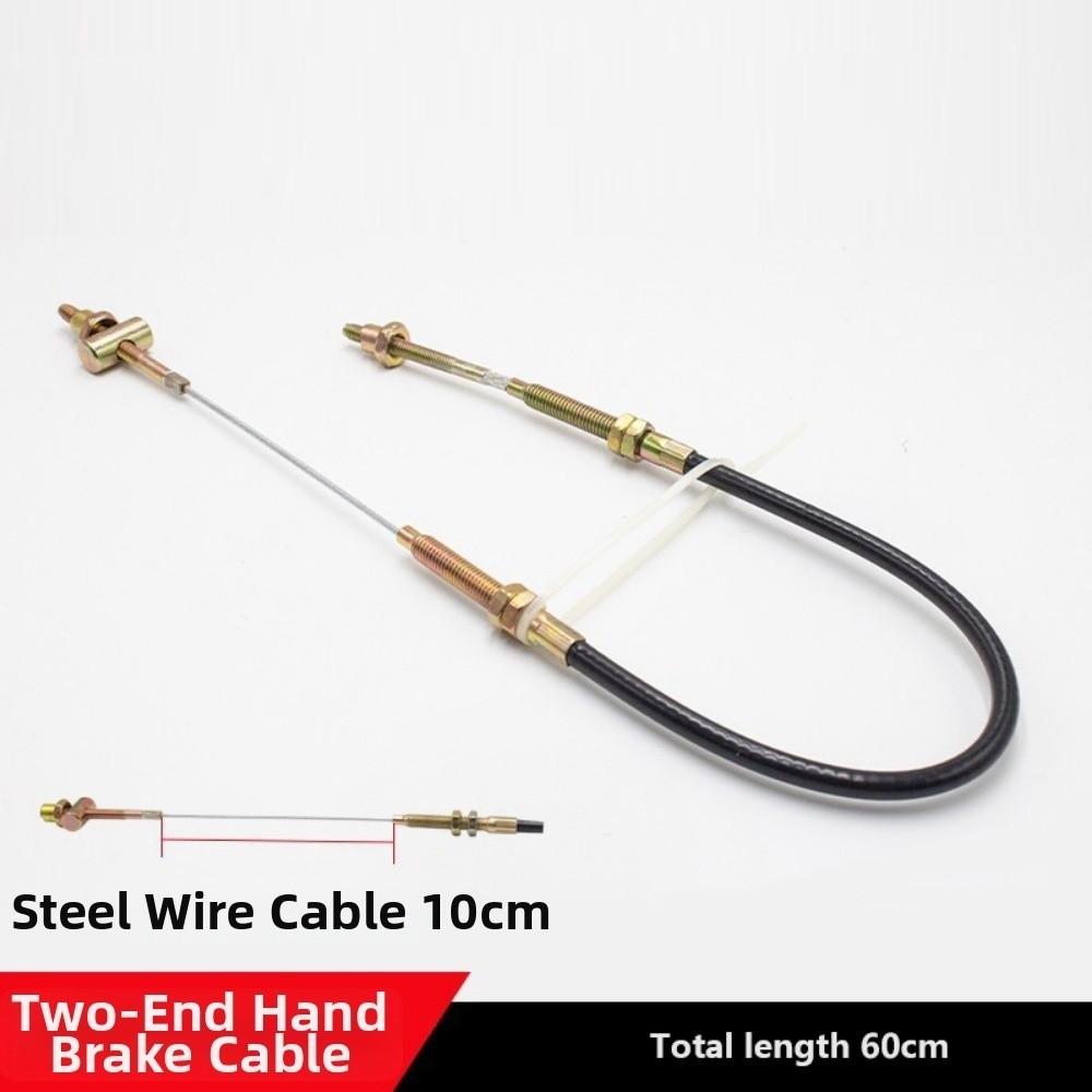 50/60/70/80/90/100cm Pull Rope Steel Wire Rope with Leather Brake Wire Handbrake Cable Wire