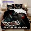 Halloween Horror Poster Bedding 1 Duvet Cover 2 Pillowcase Without Core Duvet Cover And Pillowcase Bedding Set Soft And Comfortable