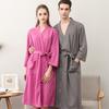 Newly Designed Spring and Autumn Home Wear Nightgown Waffle Bathrobe Quick-drying Couple Pajamas