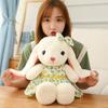 Wear Clothes Rabbit Stuffed Animal Toy Plush Doll Kids Birthday Gift Decoration