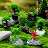 Doll House Mini Simulated Green Plant Model Diy Dollhouse Home Garden Outdoor Scene Decor