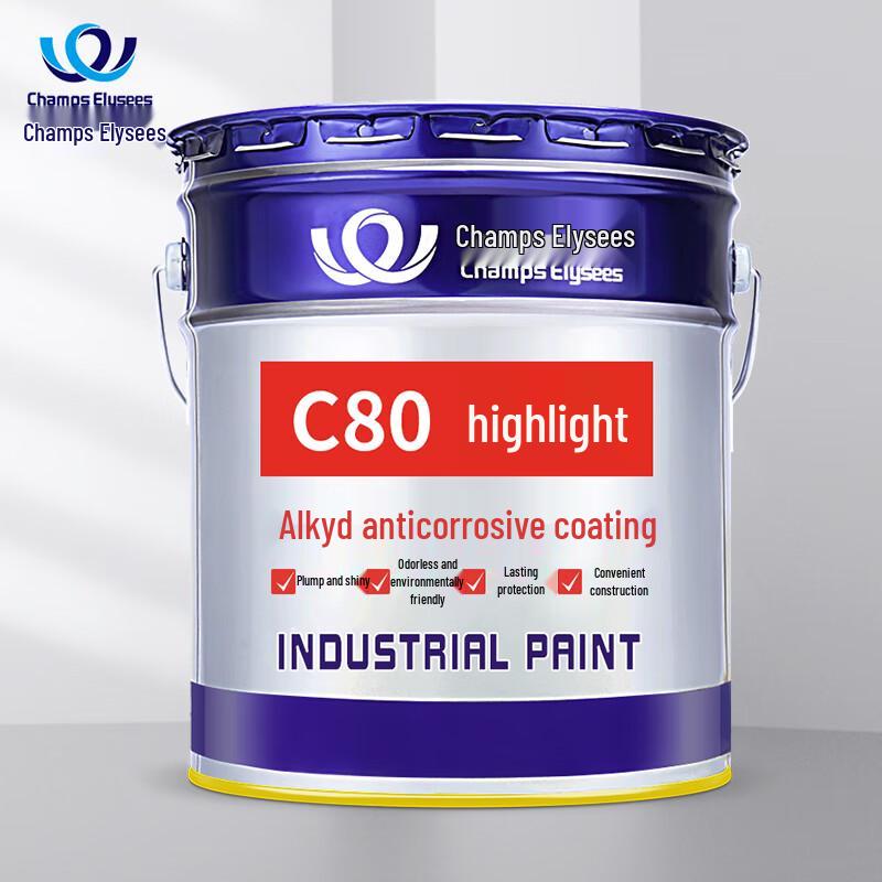 High-Gloss Alkyd Anti-Corrosion Industrial Paint