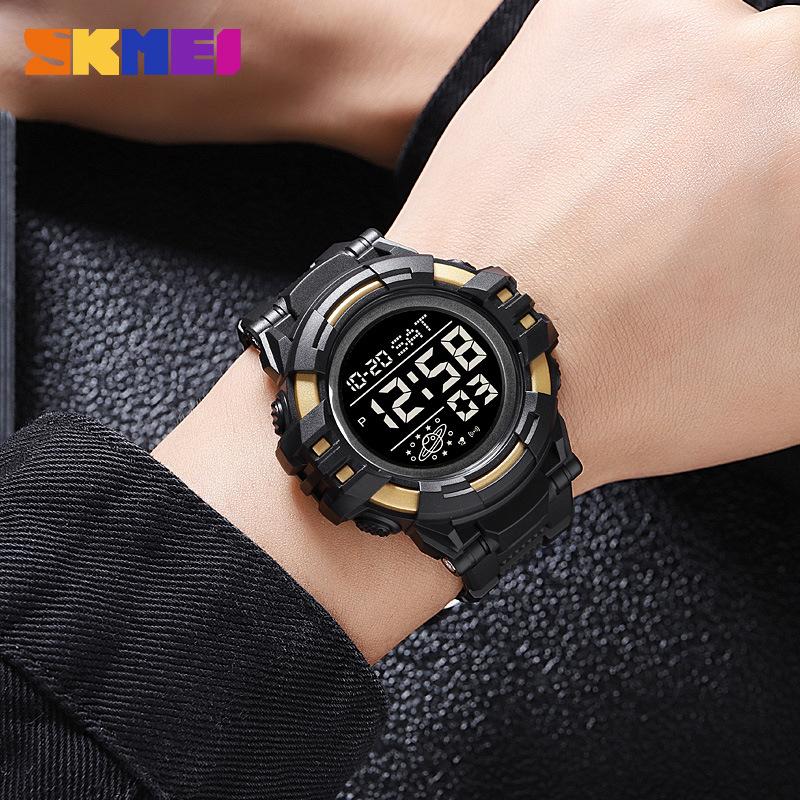 Moment beauty skmei многофункциональные спортивные мужские часы для отдыха на открытом воздухе водонепроницаемые студенческие мужские часы электронные часы