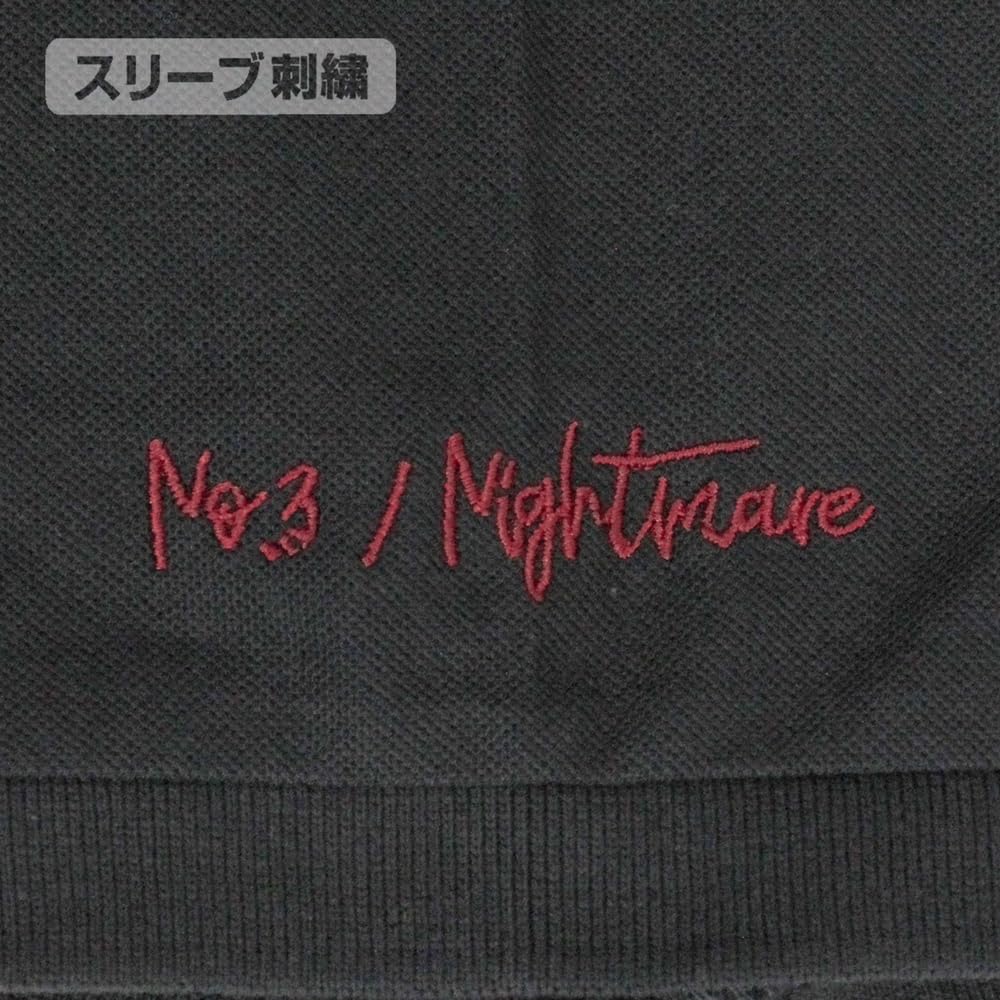 Nijigen Cospa Date A Live IV Токисаки Куруми Силуэт Вышитое Поло ЧЕРНОЕ Размер M [Официальное]