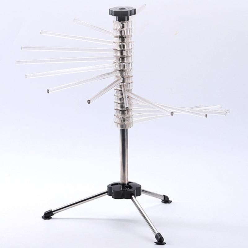 Кухонная складная полка с вентилятором, сушилка для свежих макарон, многорычажная с поддержкой для сушки макарон, бытовой повар из нержавеющей стали