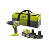 Cordless Impact Drill-driver - RYOBI - Brushless - 18V - 95 Nm 500-2100 Rpm - 7500-31500 Ipm - Supplied with 2 Batteries