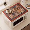 Washing Machine Dust Cover Waterproof Oven Microwave Refrigerator Fridge Top Protector Mat Coffee Drain Pad Table Placemat