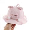 Embroidery Korean Style Cap Shading Hat Children's Bucket Hat Breathable Summer Kid Sunhat  Boy
