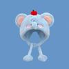 Korean Style Ear Protection Hat Cute Fluffy Beanie Hat Fashion Elephant Warm Hat  Outdoor